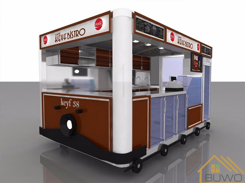 Outdoor kiosks – Prefabricated Container House & Light Steel House Supplier